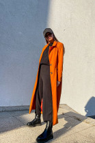 Kabát Dusio oranžový